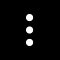More options icon, three vertical dots.