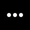 More icon, three horizontal dots.